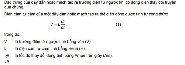 Điện cảm tự cảm